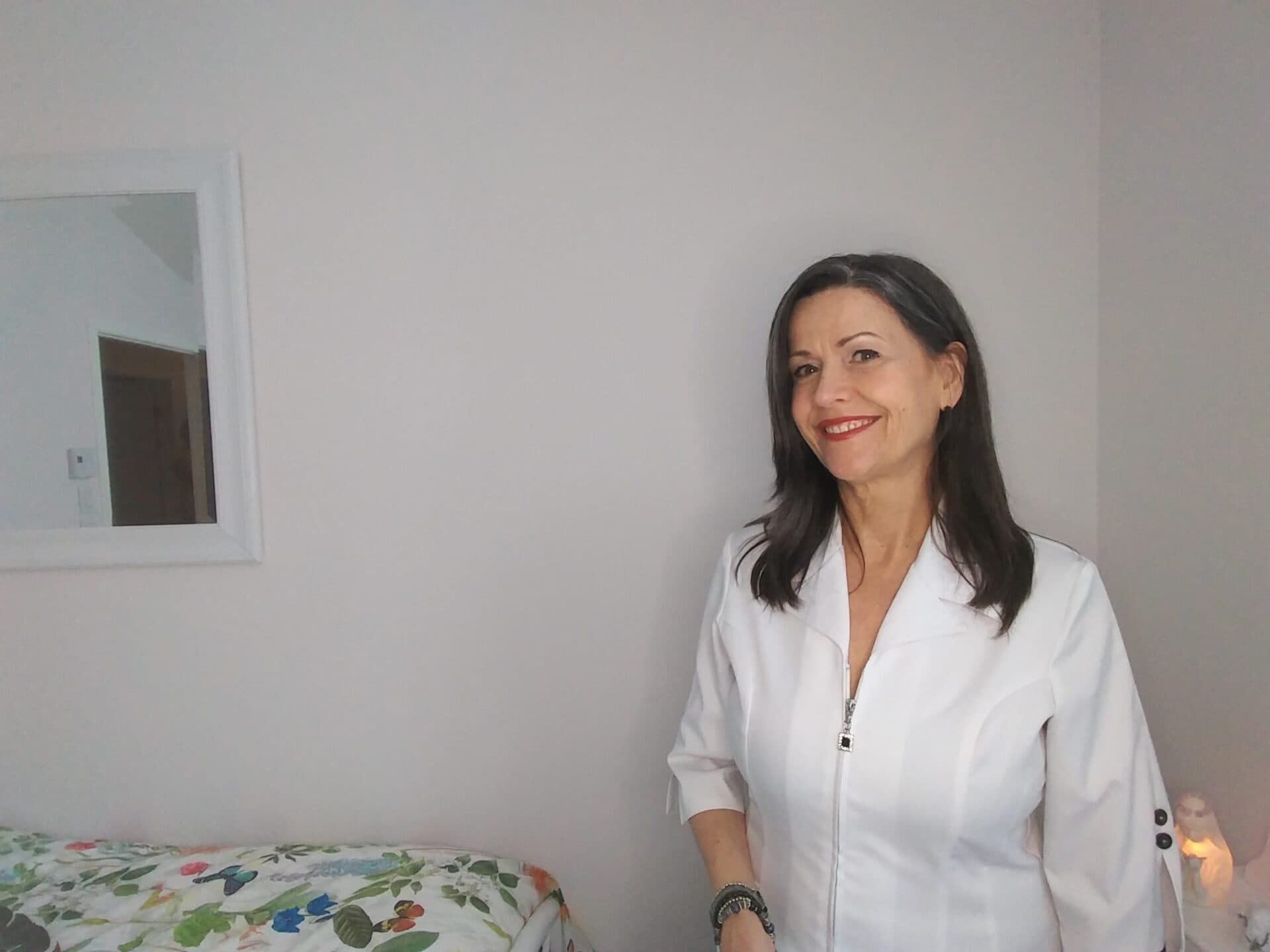 Julie Gagné in her treatment room