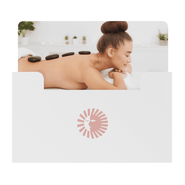 Exfoliation du corps complet et massage aux pierres chaudes